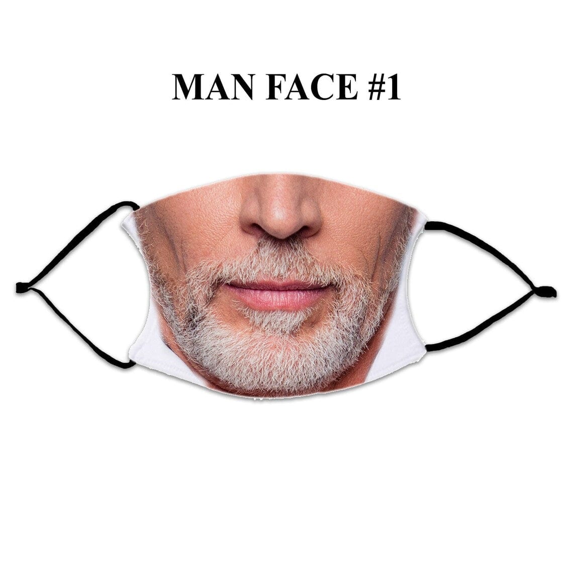 Men's Face Fashion Design Printed Reusable Face Mask collection (Includes 2 FREE filters) - Image 2