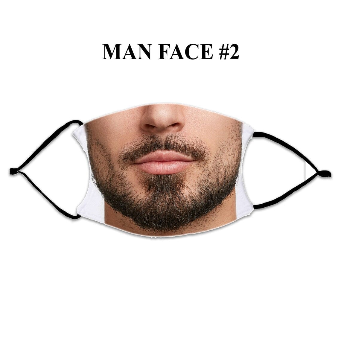 Men's Face Fashion Design Printed Reusable Face Mask collection (Includes 2 FREE filters) - Image 3