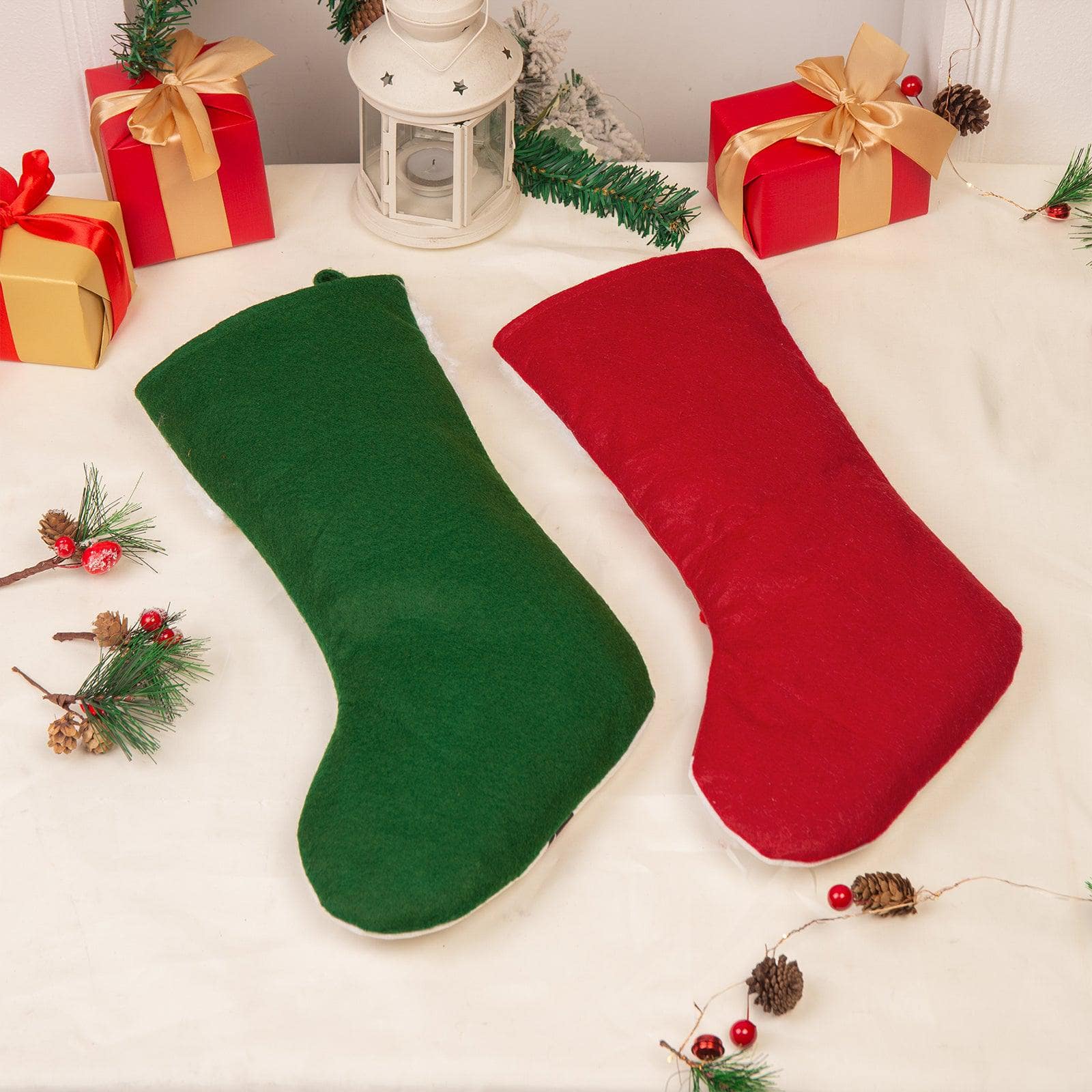 Personalized Santa and Snowman Christmas Stocking – Custom Holiday Stocking with Festive Designs - Image 5