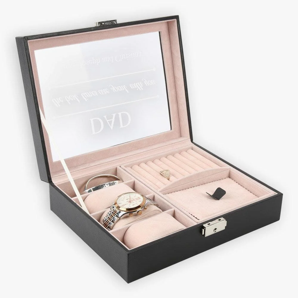 Custom Dad Watch & Jewelry Accessories Case - Image 2
