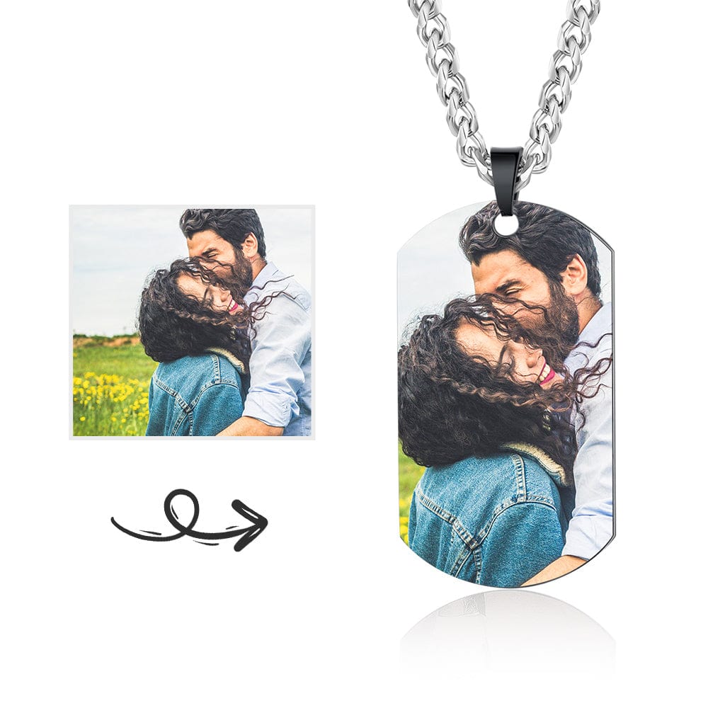 Capture Lasting Memories On A Necklace with Custom Photo & Calendar on the back - Image 7