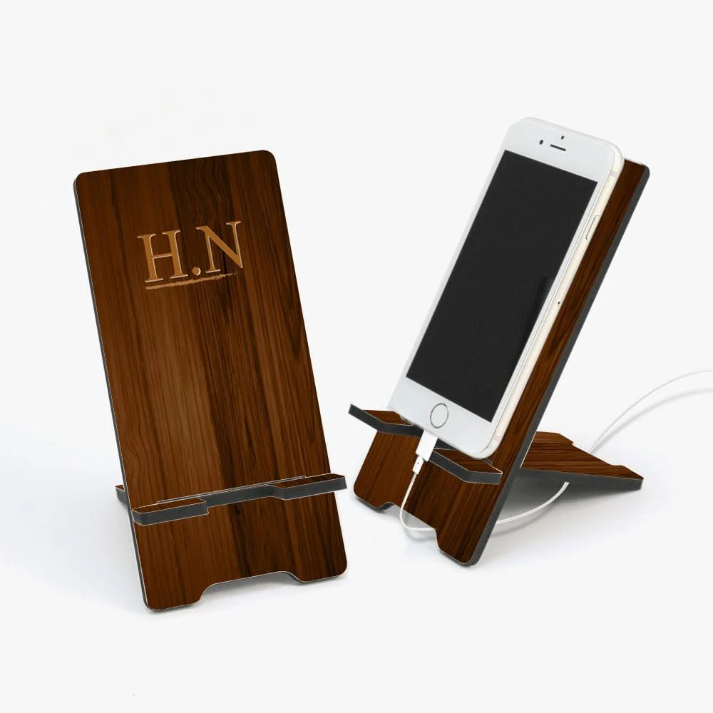 Custom Designs Personalized Cell Phone Stand for Him | Multiple Styles for Men - Image 3