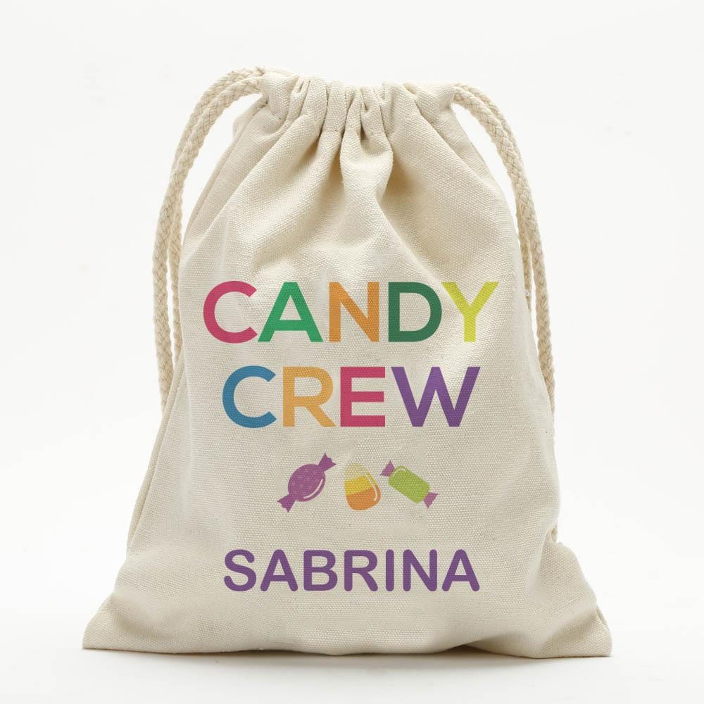 Exclusive - Sale | Bag Of Treats Custom Halloween Kids Drawstring Sack | Personalized Halloween Trick or Treat Bag - Image 10