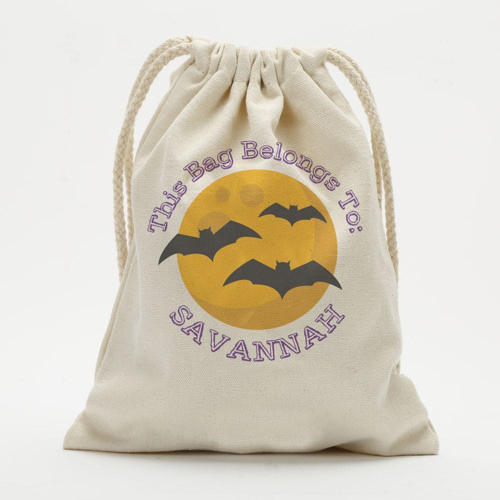 Exclusive - Sale | Bag Of Treats Custom Halloween Kids Drawstring Sack | Personalized Halloween Trick or Treat Bag - Image 8