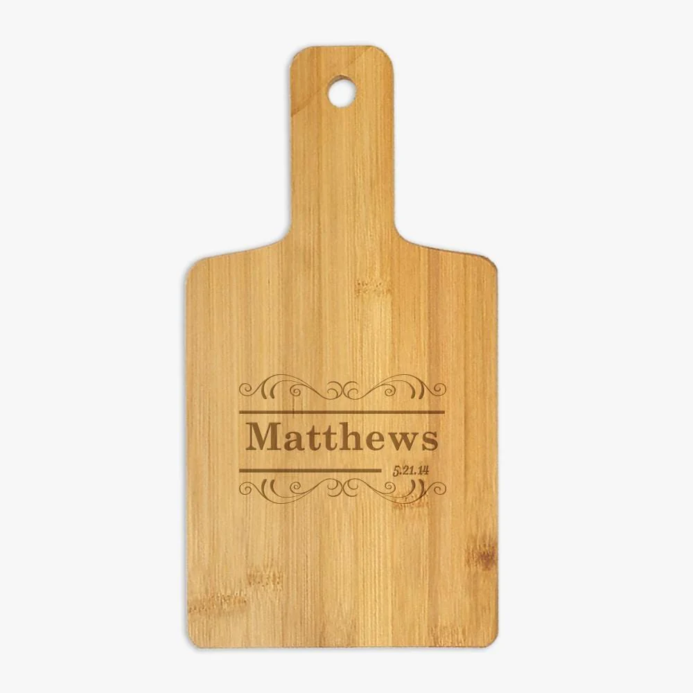 Personalized Bamboo Serving Board | Multiple Custom Engraved Designs - Image 10