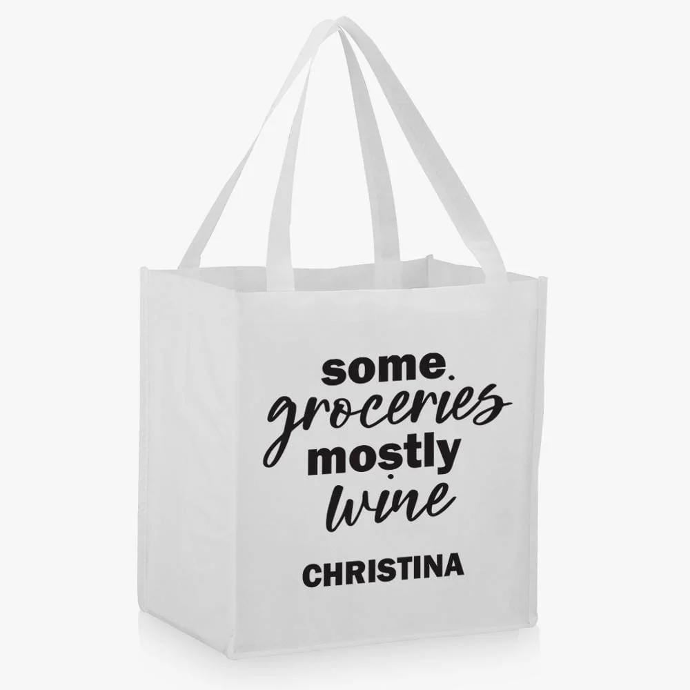 Floral Custom Non Woven Market Tote - Image 5