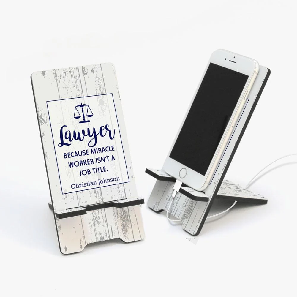 Professionals Custom Designed Cell Phone Stand | Personalized Gifts for Doctors & Lawyers - Image 3