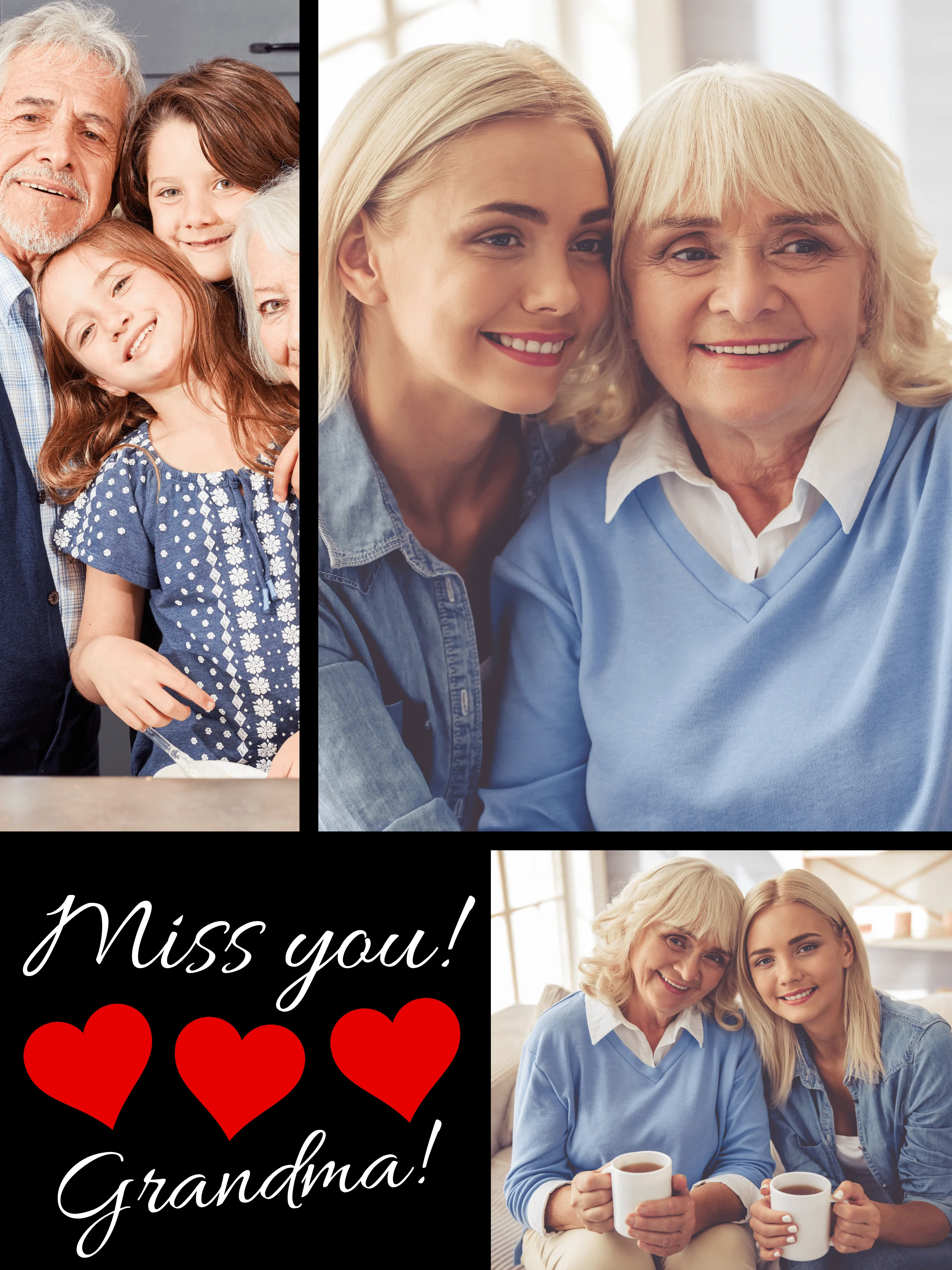Love Personalized Photo Collage Blanket | Custom Blanket With Pictures - Image 2