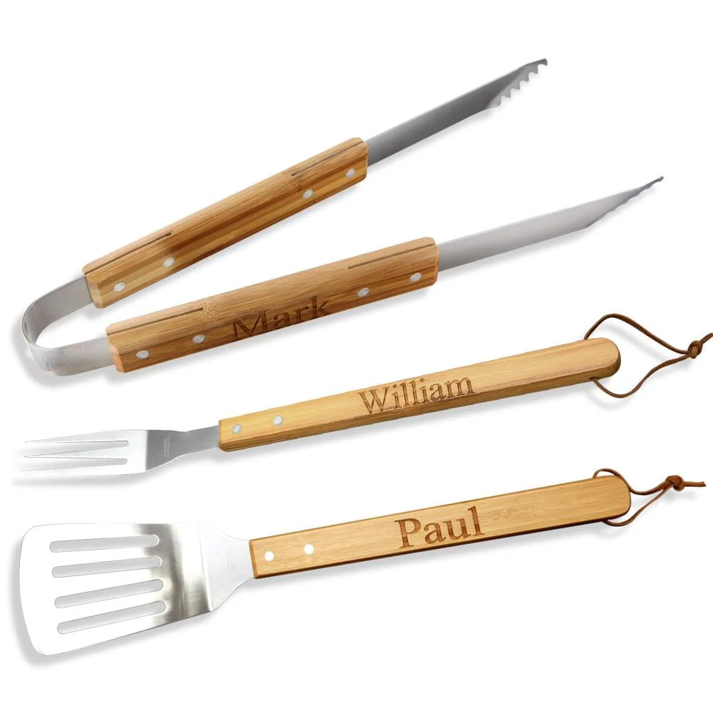 Personalized BBQ 3PC Tool Set - Image 2