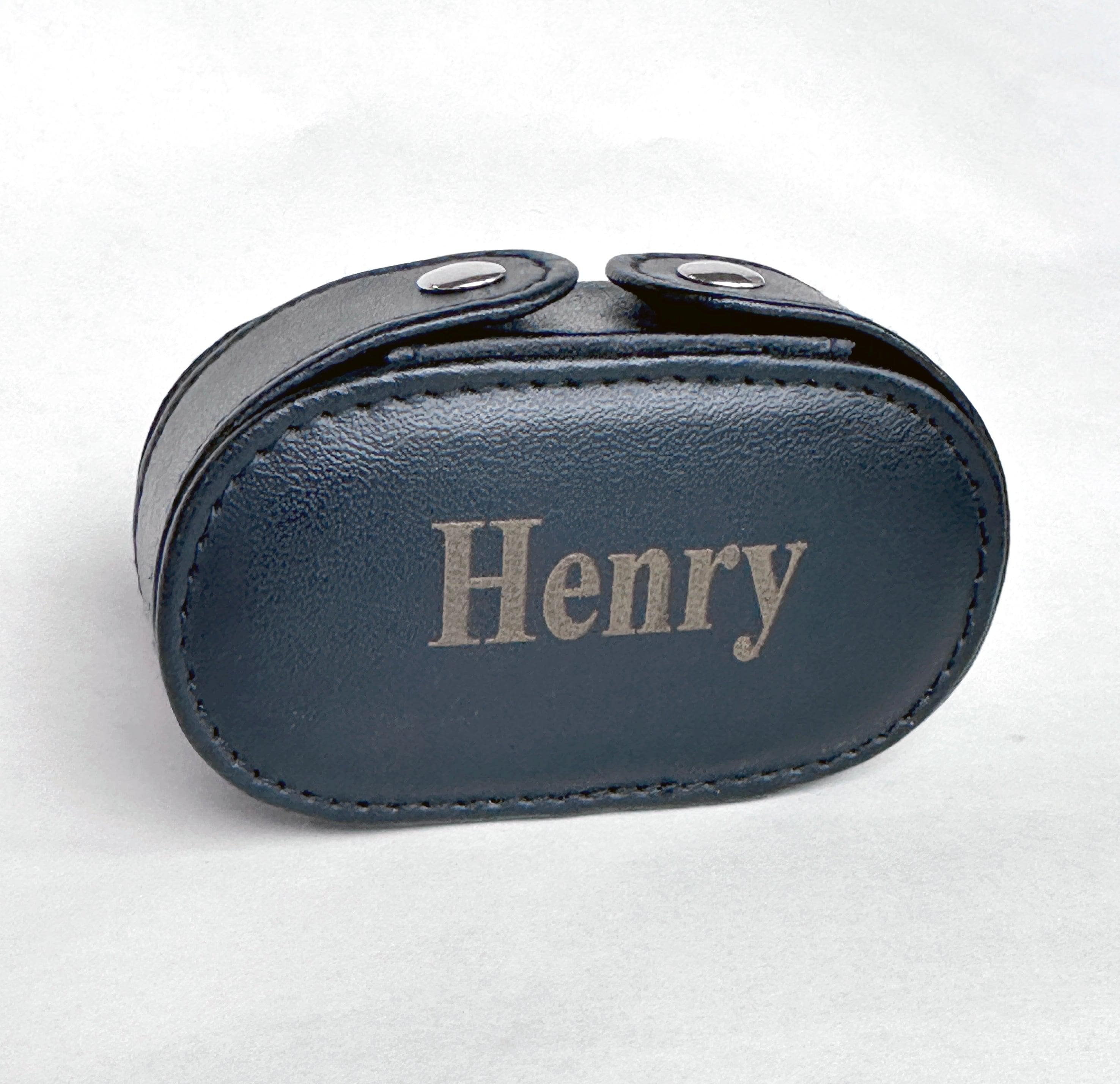 Personalized Dual Time Travel Alarm Clock – Folding Faux Leather Case, Analog Quartz Movement - Image 2