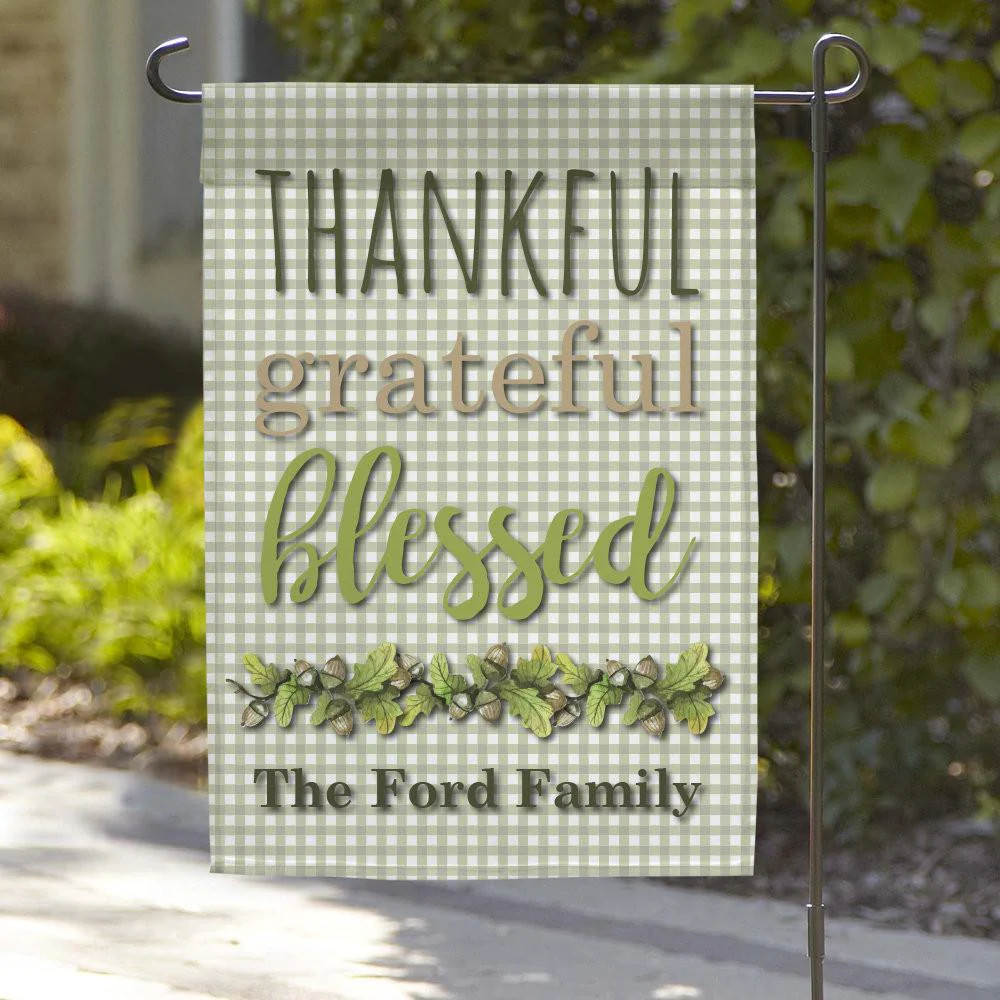 Fall Personalized Family Name Garden Flag | Multiple Custom Designs - Image 4