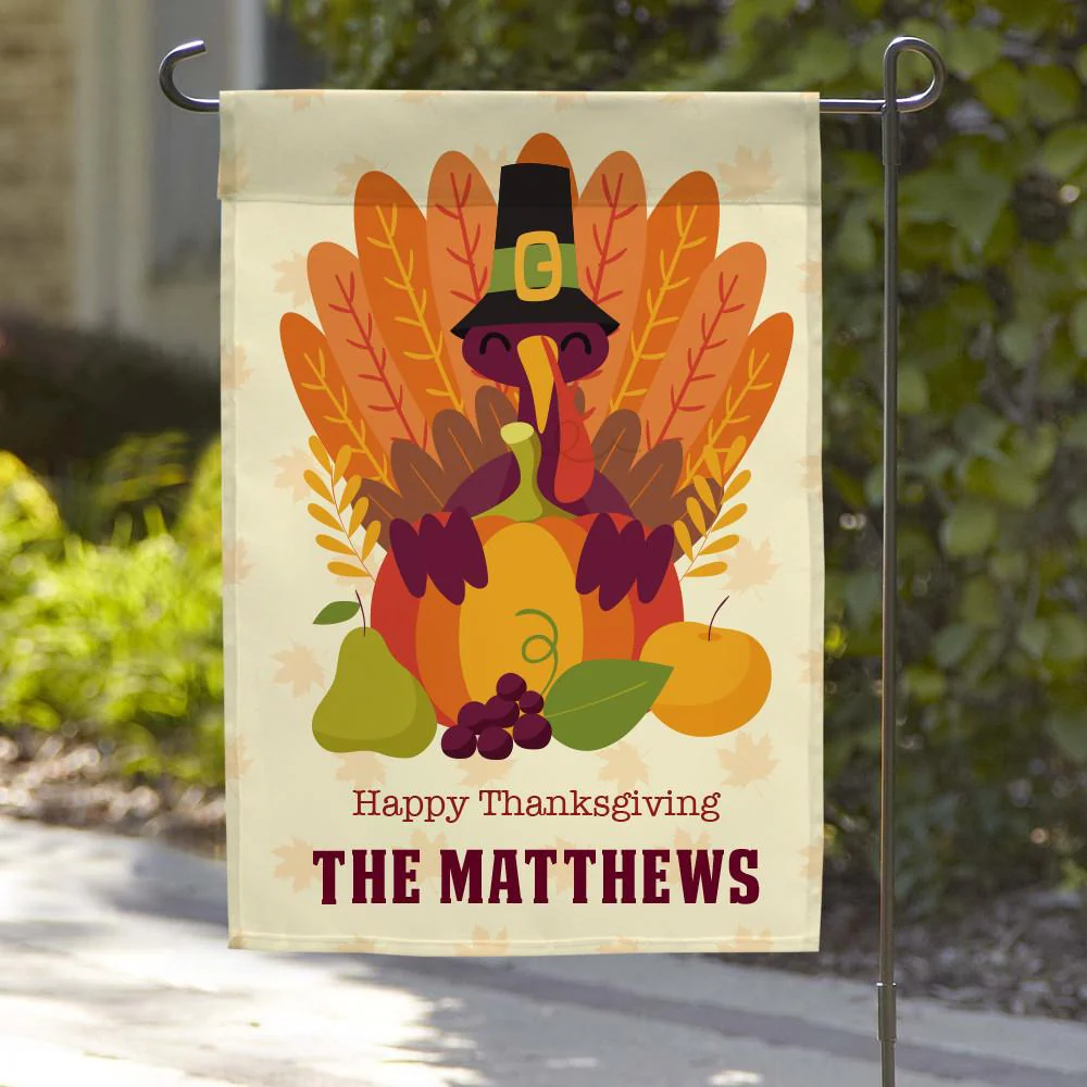 Fall Personalized Family Name Garden Flag | Multiple Custom Designs - Image 5