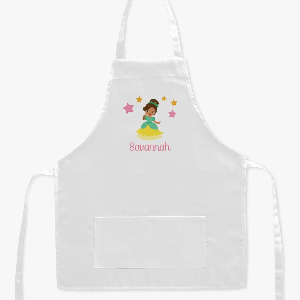Personalized Kids Princess Character Apron
