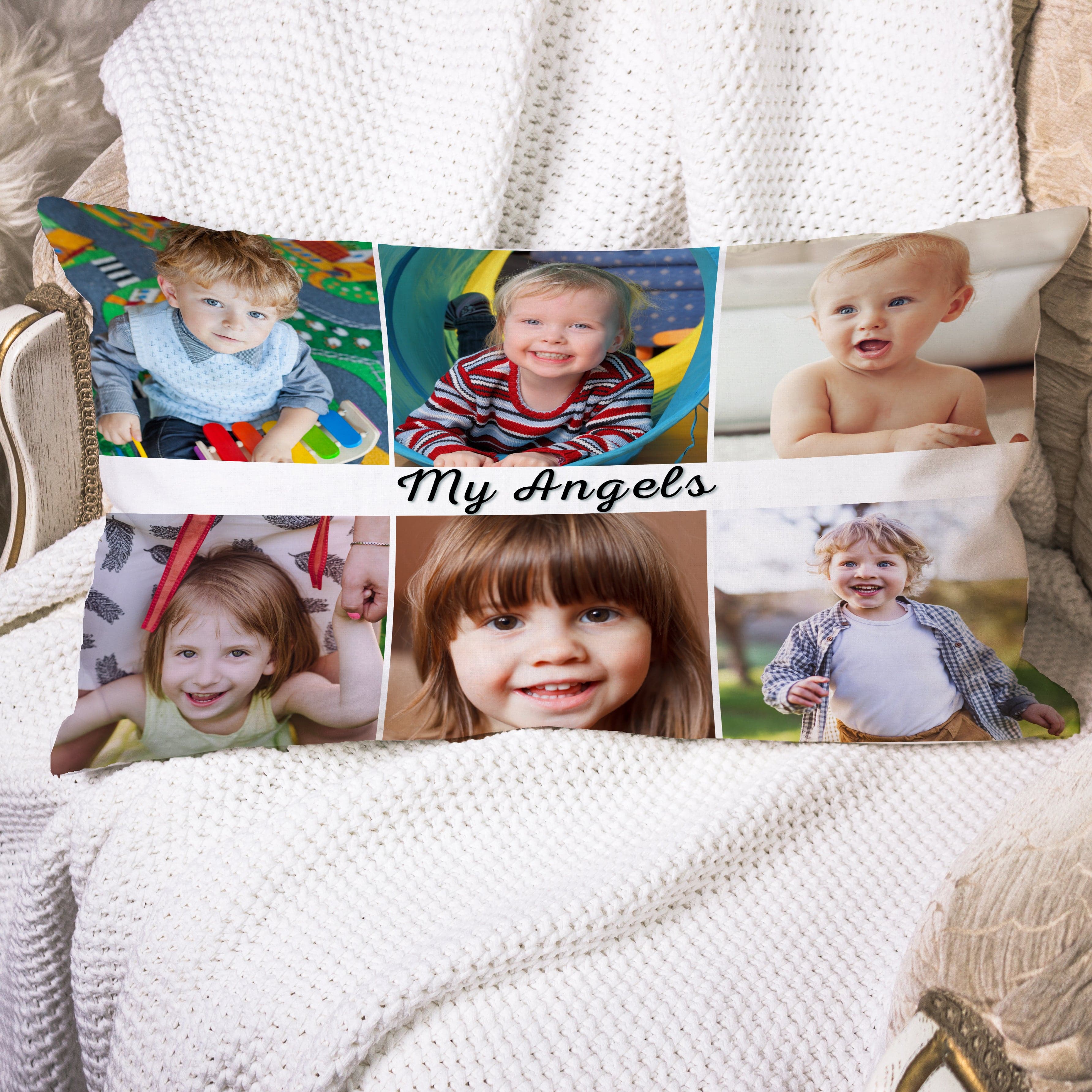 Personalized Photo Collage Sleeping Pillowcase - Create you own Collage with your photos - Image 3