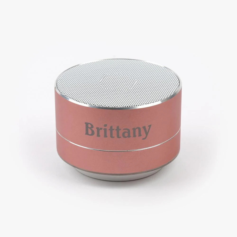 Personalized Round Bluetooth Speaker - Image 3