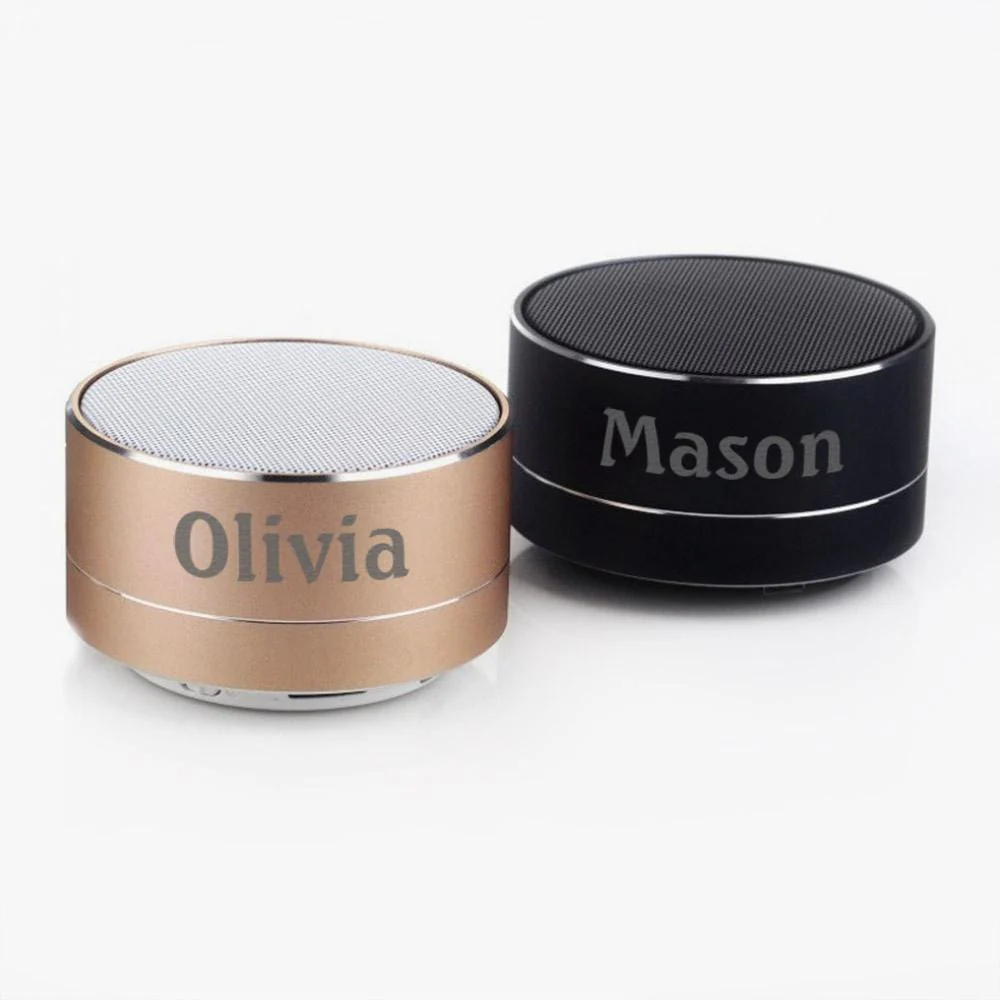 Personalized Round Bluetooth Speaker - Image 4