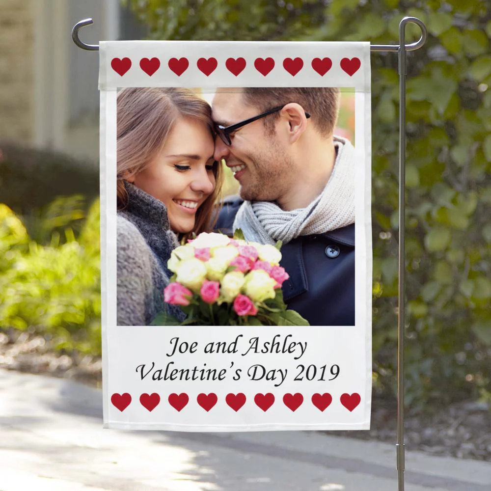 Love Personalized Garden Flag | Customized with Your Photo Garden Flag - Image 2