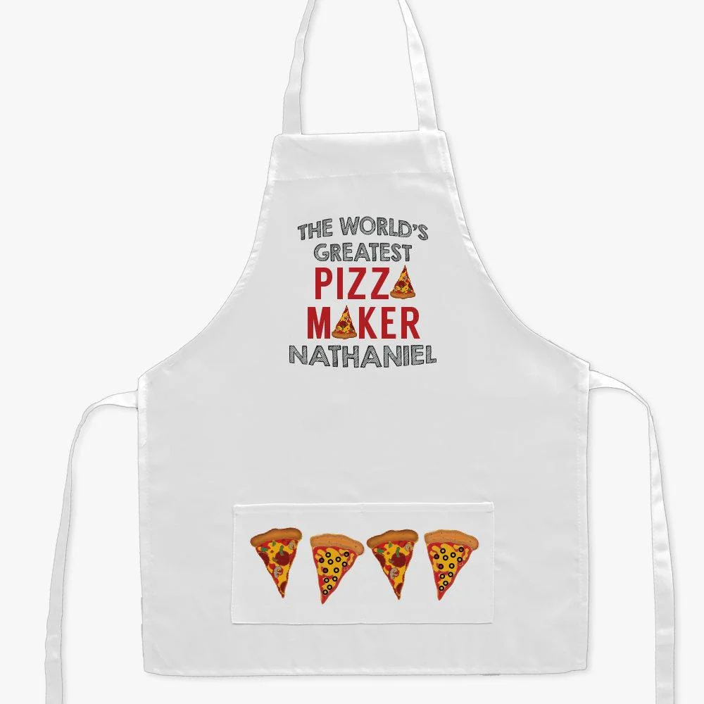Pizza Maker Custom Kids Apron - Image 2