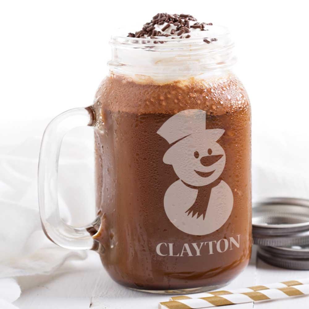 Christmas Customized Mason Jar | Multiple Personalized Designs - Image 3