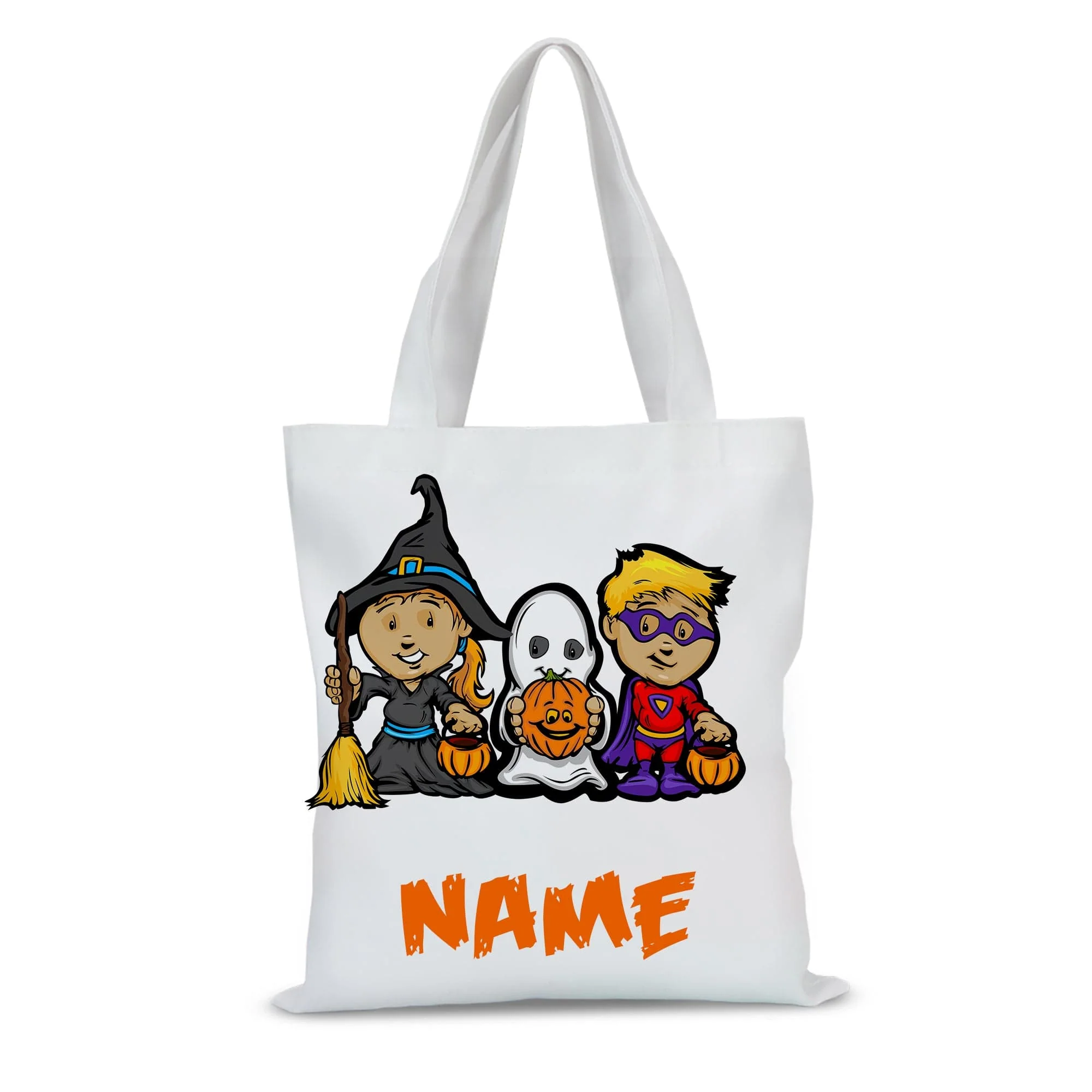 "Spooktacular Personalized Halloween Tote Bags: The Perfect Surprise for Your Little Monsters!" - Image 7