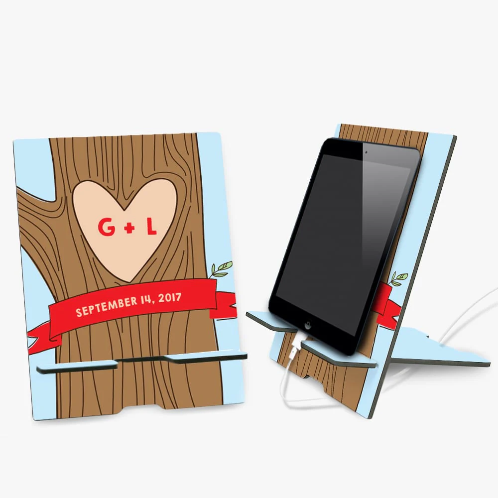 LOVE Custom Cell Phone Stand | Personalized Couples Gift - Image 4